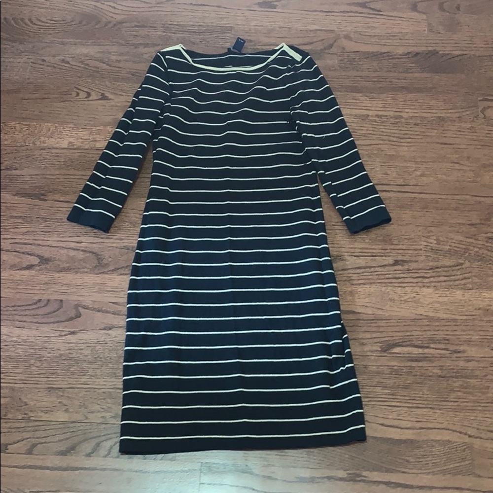 blue and gold dress